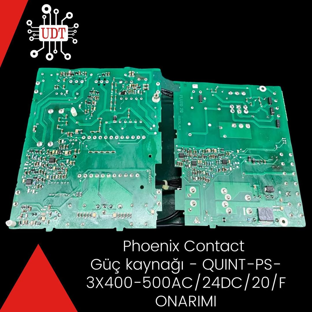 Phoenix Contact Güç Kaynağı Onarımı,UDT Digiline Teknik Onarım Ekibi tarafından yapılmaktadır.HE (2)